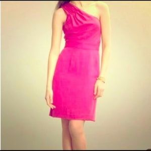 Pink Banana Republic One Shoulder dress
